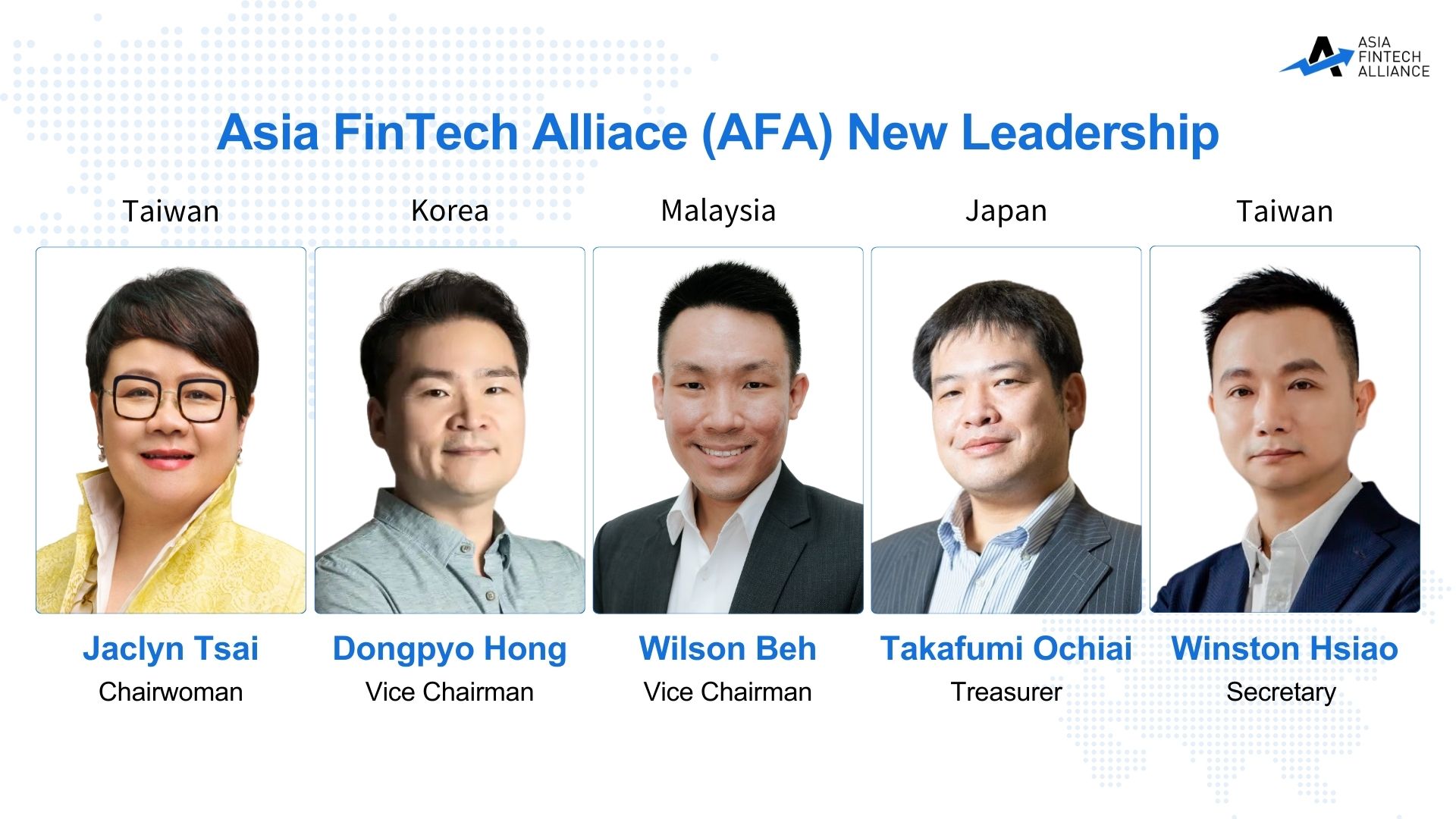 【公益參與】蔡玉玲律師獲亞洲金融科技聯盟成員國選舉為第二任主席。